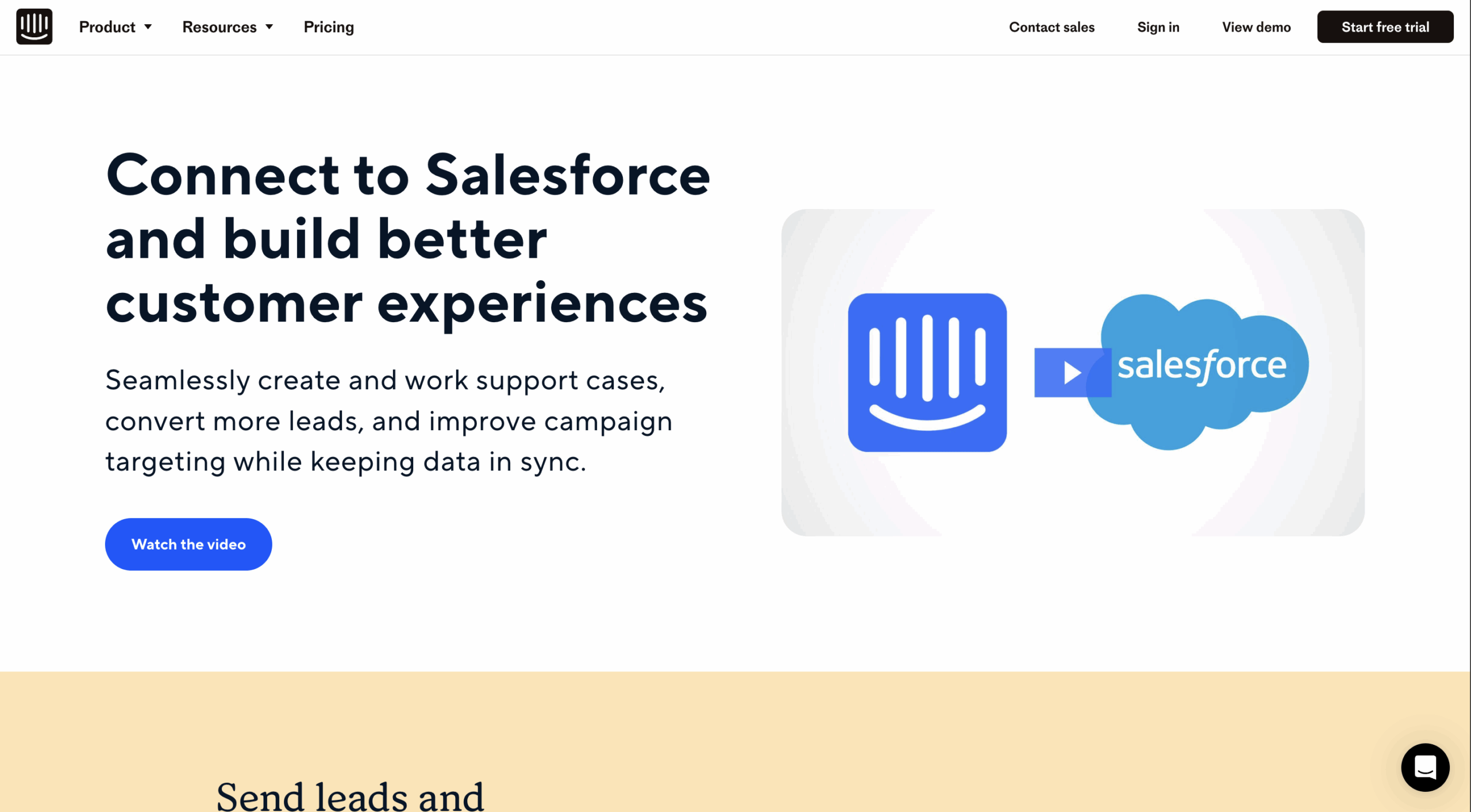 Intercom Salesforce